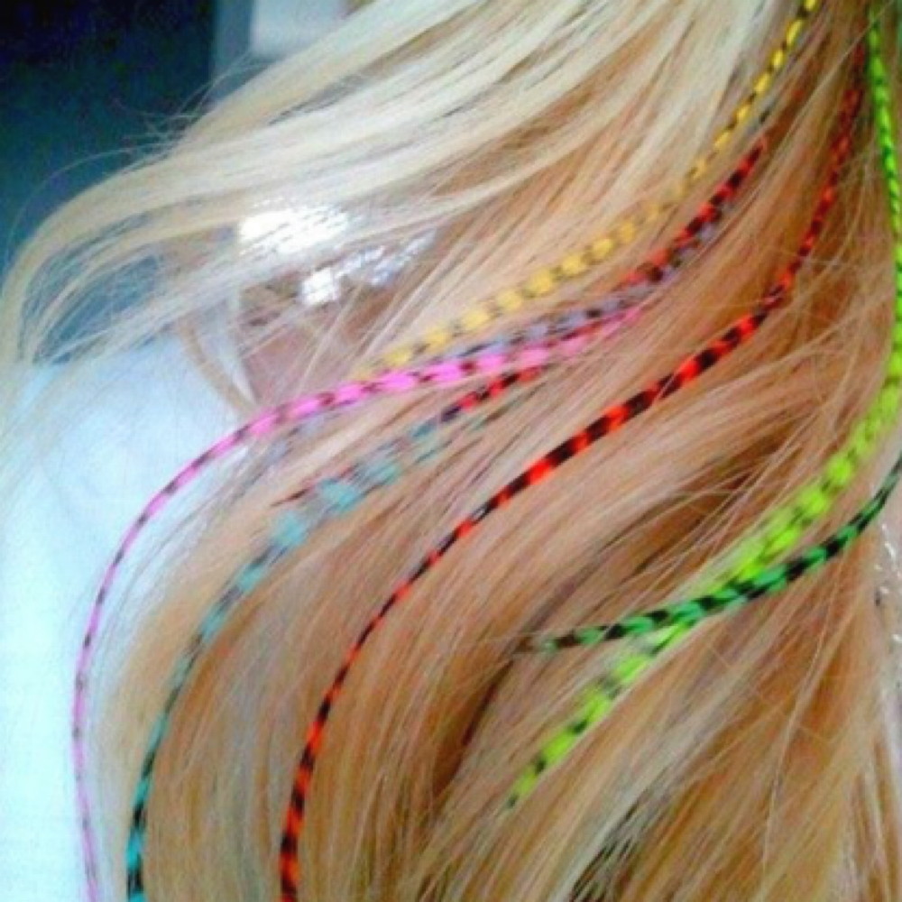 Beaded Hair Feather at The Lounge in Englewood, CO