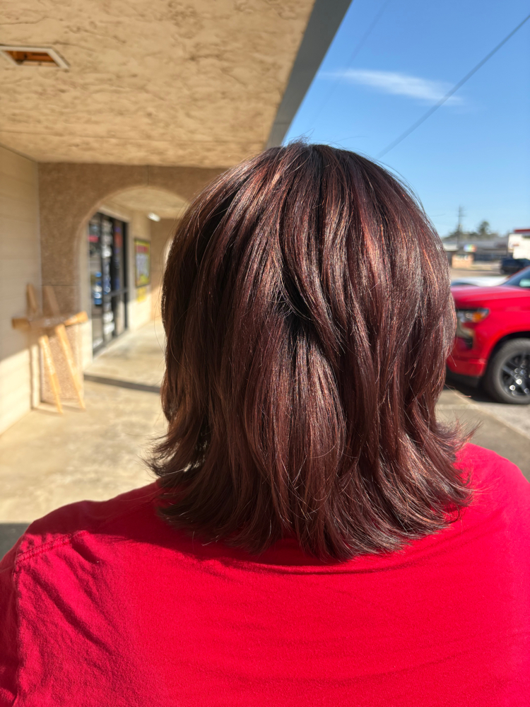 Basic Root Color touch-up 55 & up