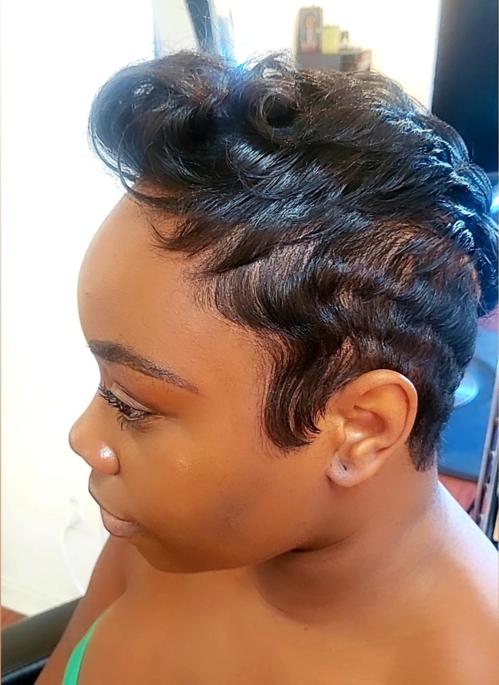 Relaxer Touch Up /Short Styling