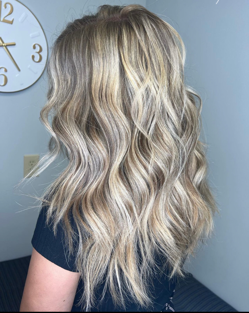 Color, Full Foil, Haircut & Blow dr