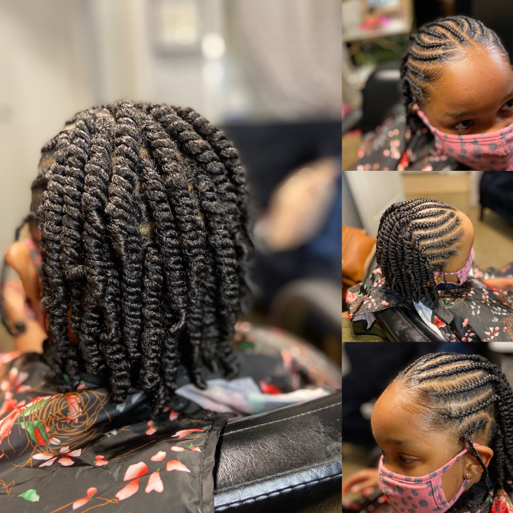 Kids Braids And Hydration Treatment