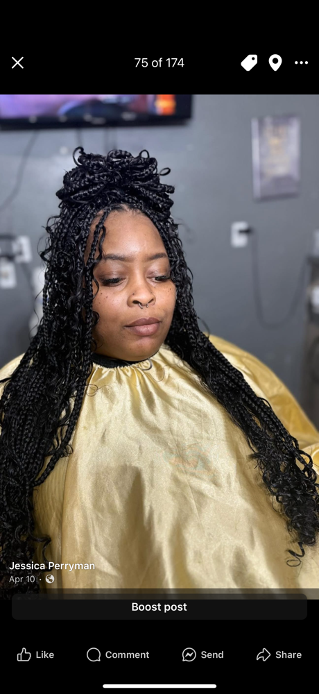 Md Boho Knotless Braids (hair Incl)