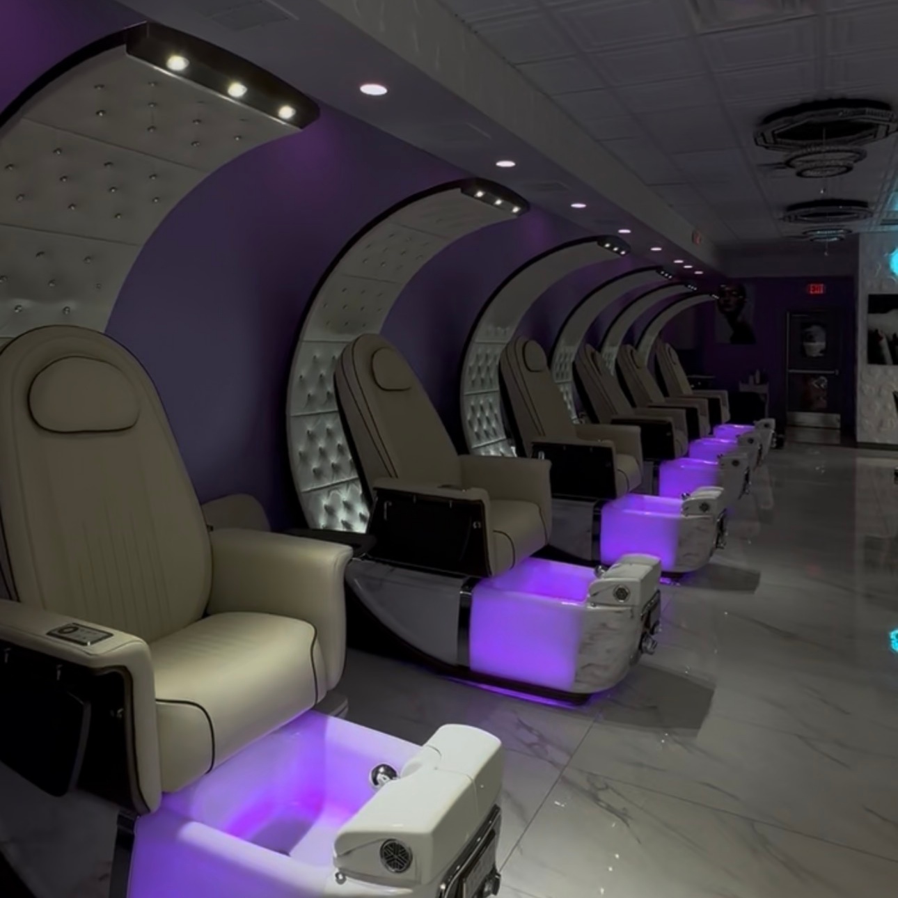 Gold C B D pedicure at GLAMOUR BEAUTY SALON & SPA in el paso, TX