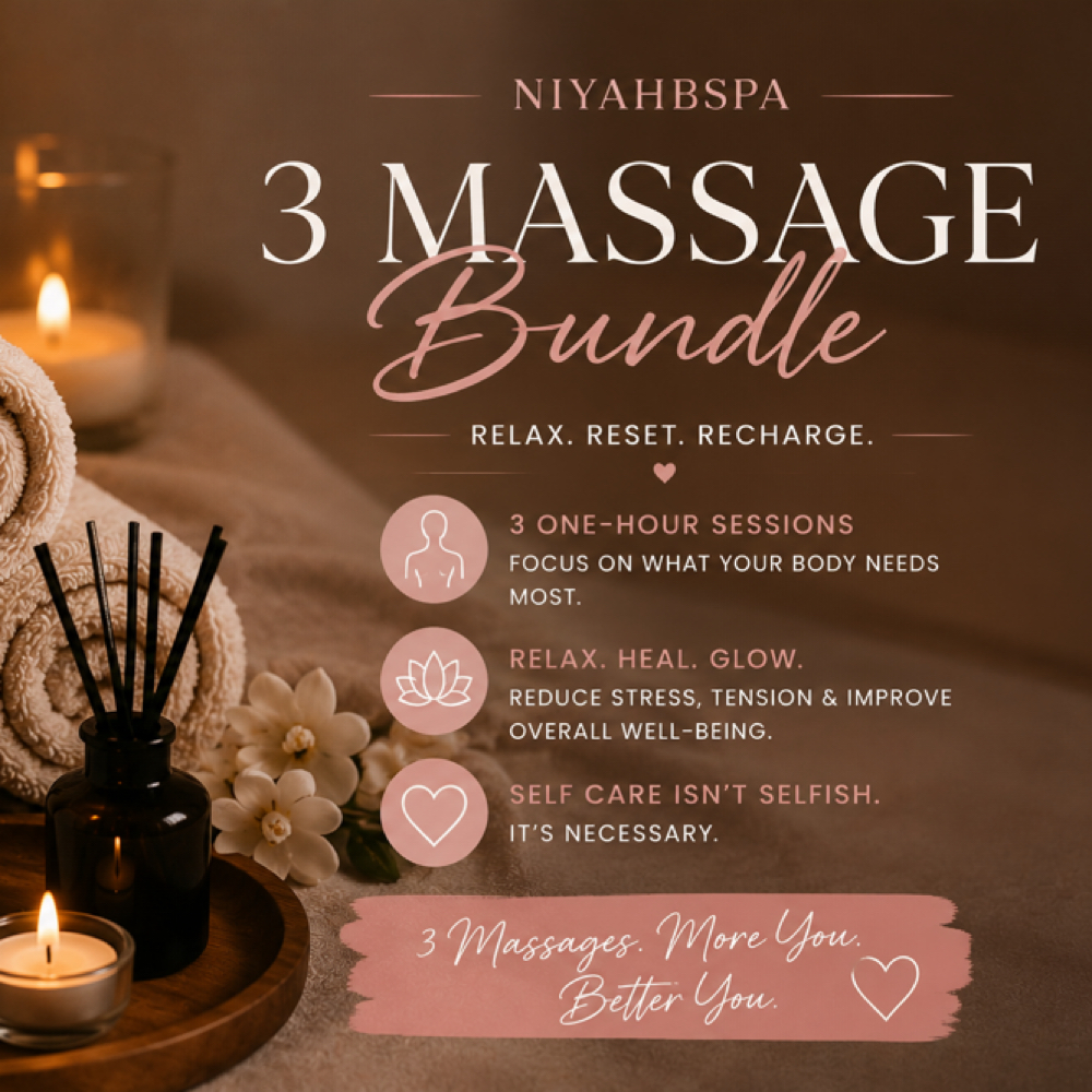 3 Massage Bundle at Niyahbspa in Chesapeake, VA