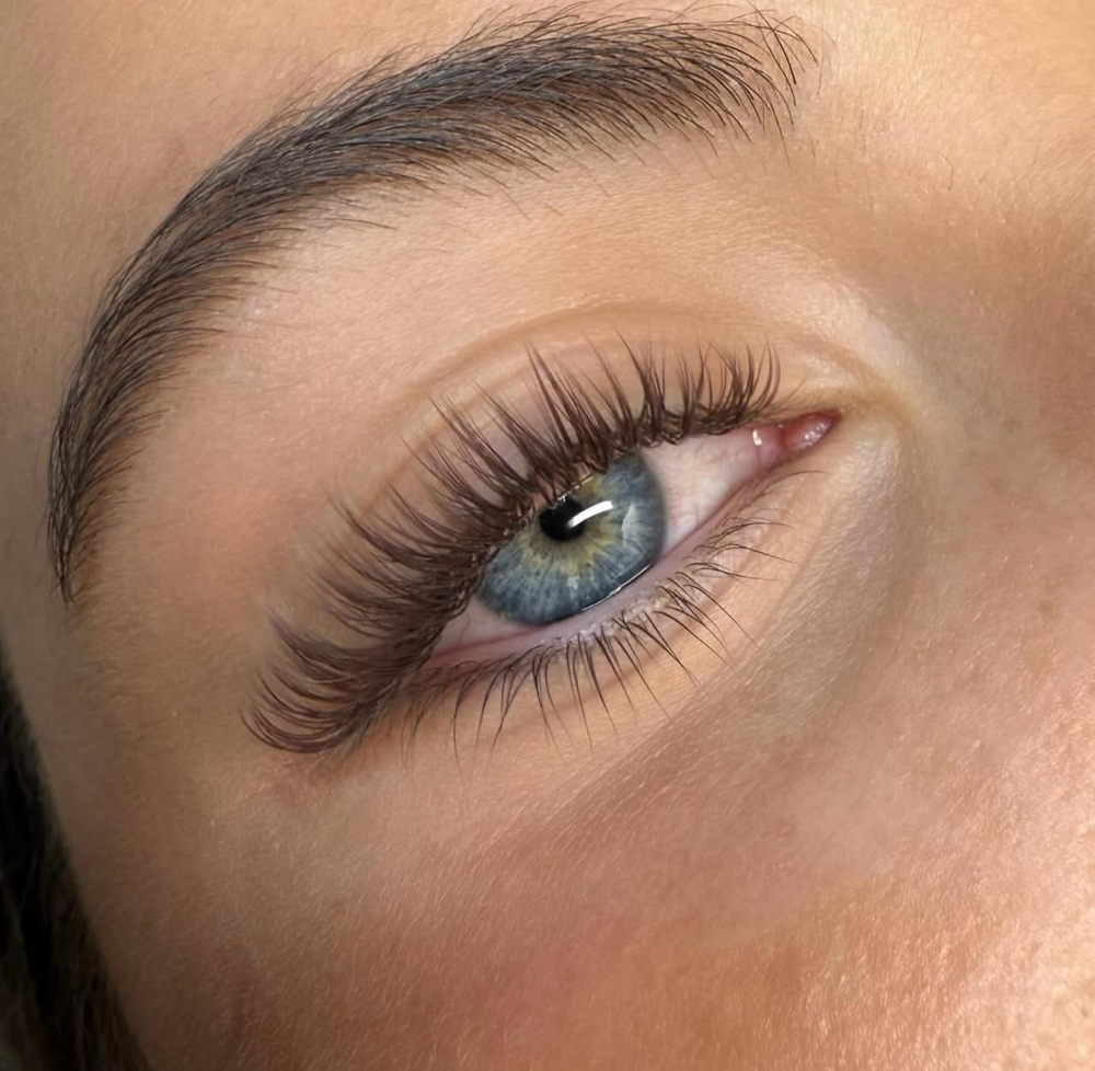 Dark Brown Eyelash Extensions