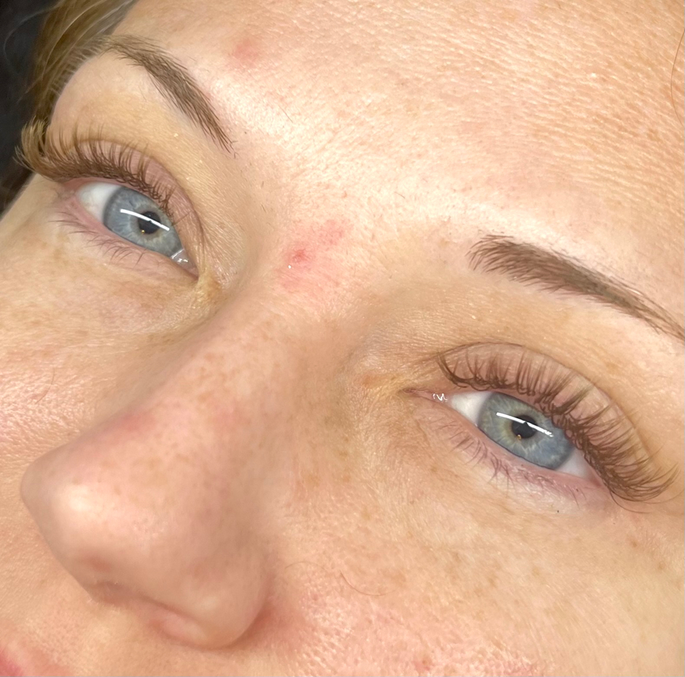 Dark Brown Eyelash Extensions
