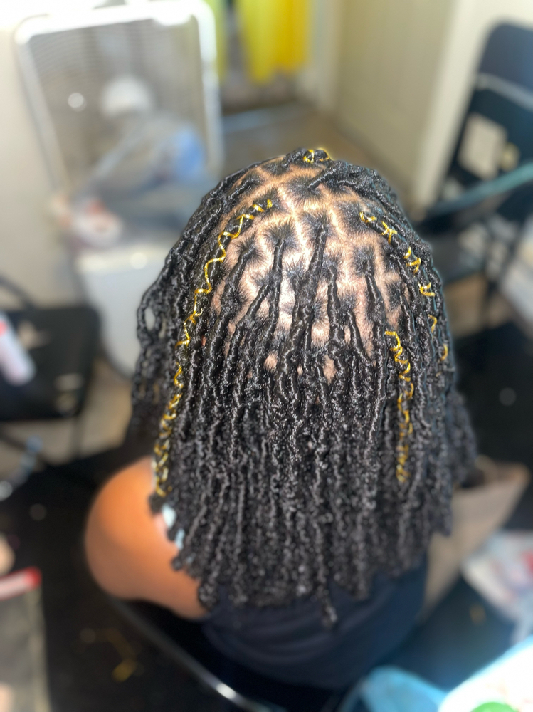 Faux Locs (hair Included ) shoulder
