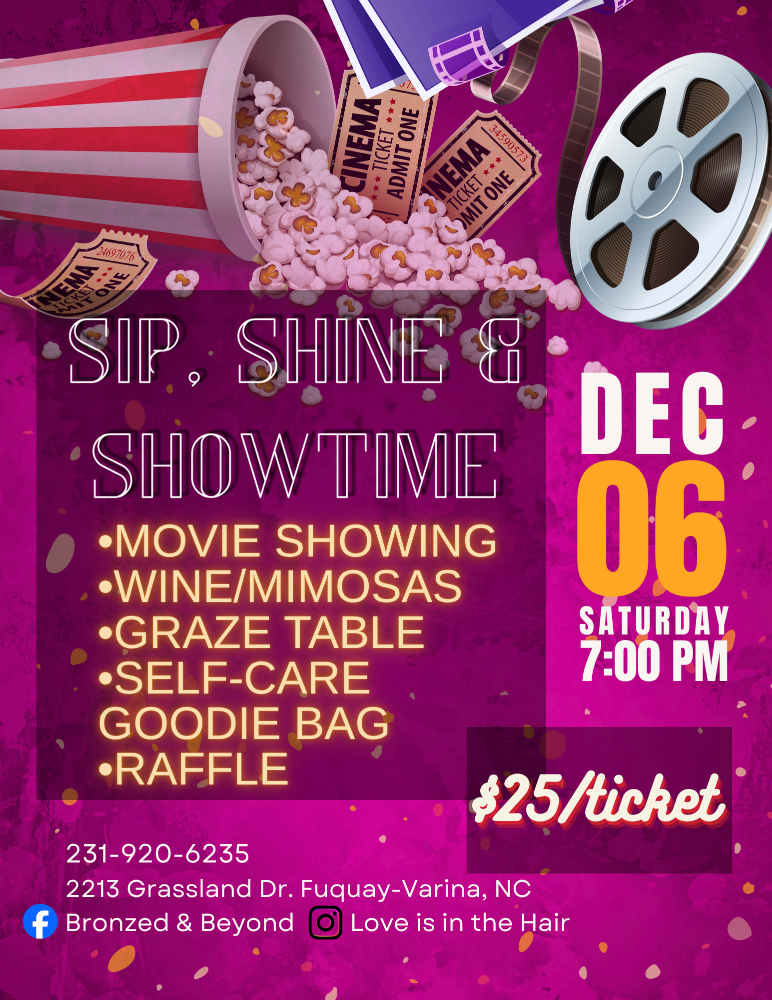 Sip, Shine & Showtime