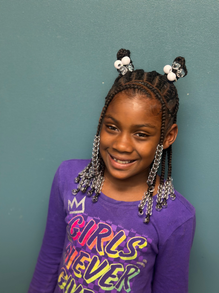 Kiddie Braid Style W/ Weave
