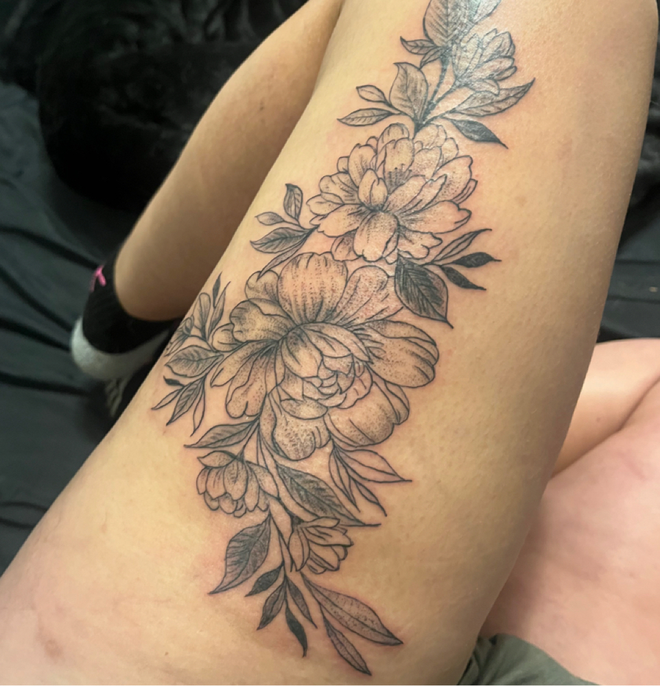 Fine line tattoo at Inkfluenced Beauty in portland, OR