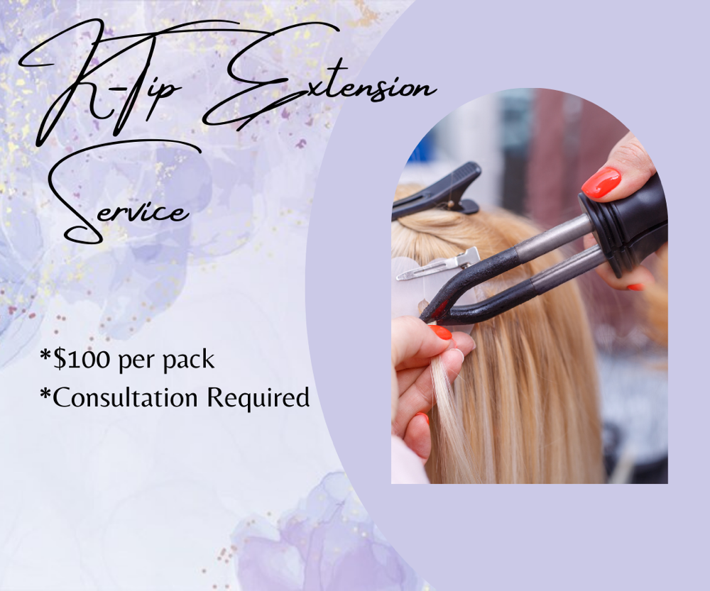 K-Tip Extension Service at Hair by Sarah At Salon Stiles in Coventry Township, OH