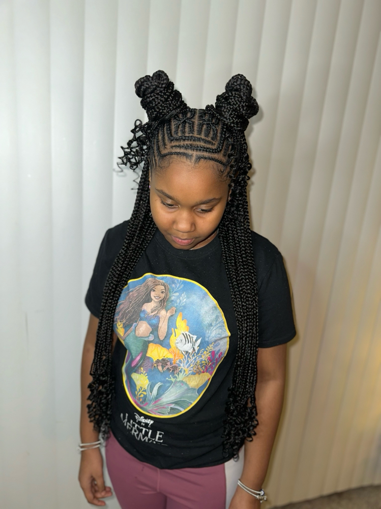 Small Fulani Braids