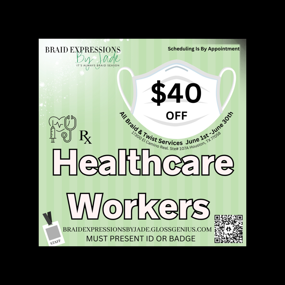 $40 Off Healthcare Staff (June)