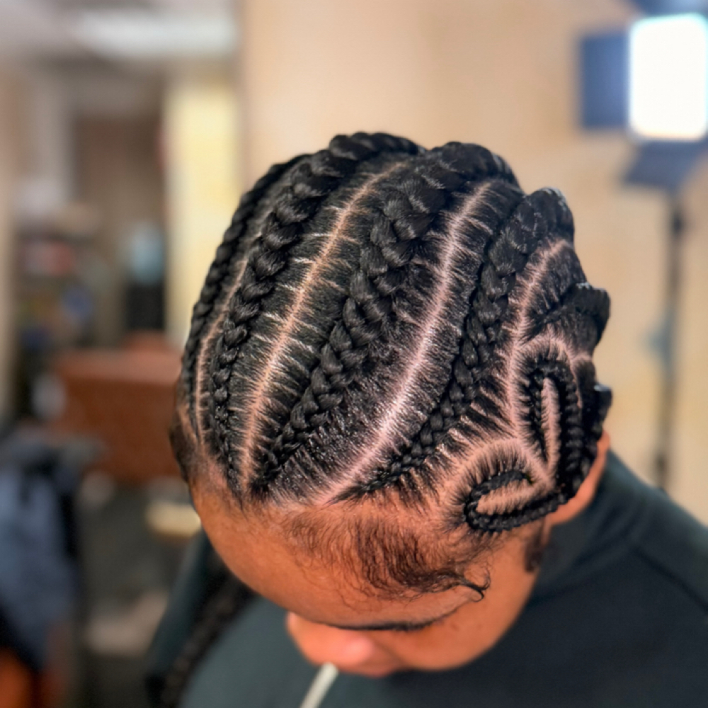 6 Braids Into Bun at Stylesby.anna in Los Angeles, CA