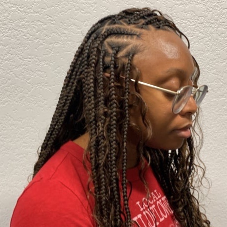 Fulani Flip-Over Braids at KAAATWALK Hair Studio in Virginia Beach, VA
