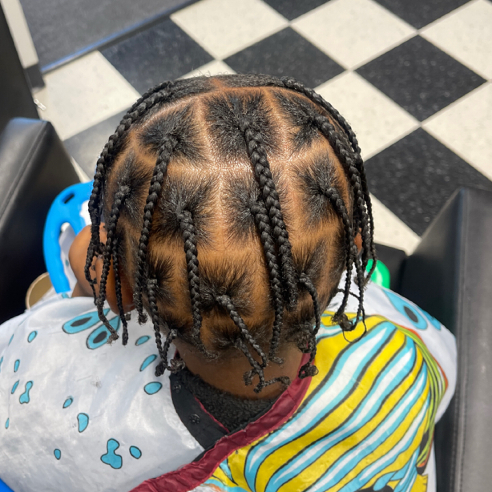 Kids Single Braids (10 & Under) at Nifty Nita in Newport News, VA