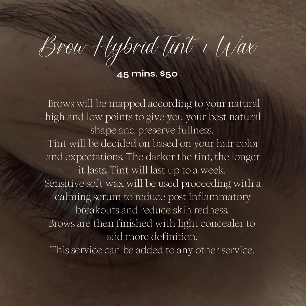 Brow Hybrid Tint + Wax