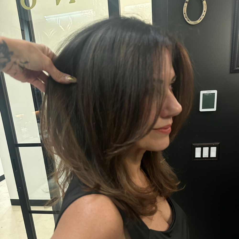 Partial Foil & Root Deposit at Locket Hair Studio in Hainesport, NJ