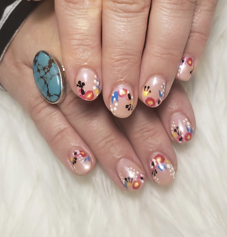 ✨️Hard Gel Full Set Extensions✨️