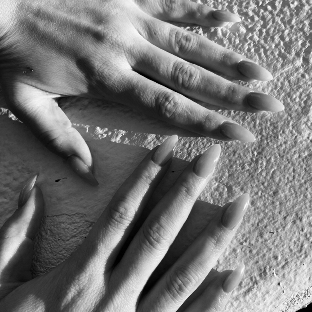 Natural Hard Gel Overlay at KC nails in Santa Monica, CA