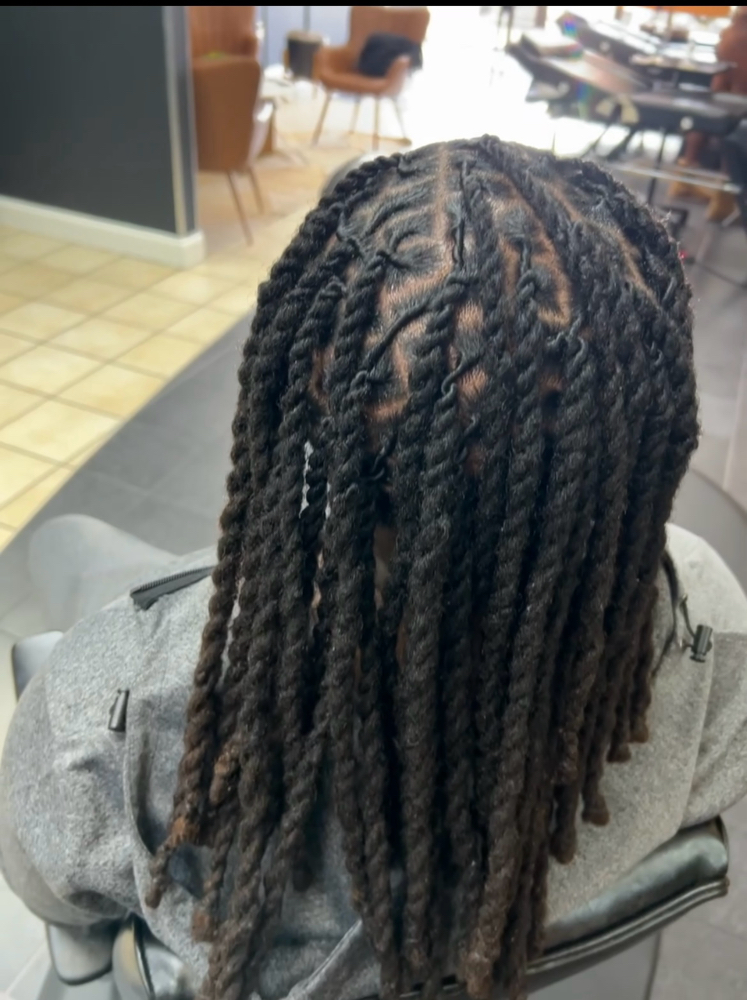 Retwist With Rope Twist/two Strand