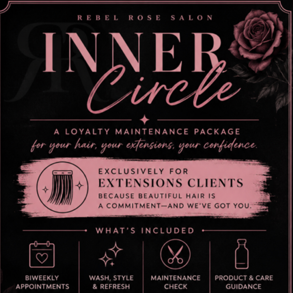 Inner Circle Package at Rebel Rose Salon in Prince Frederick, MD