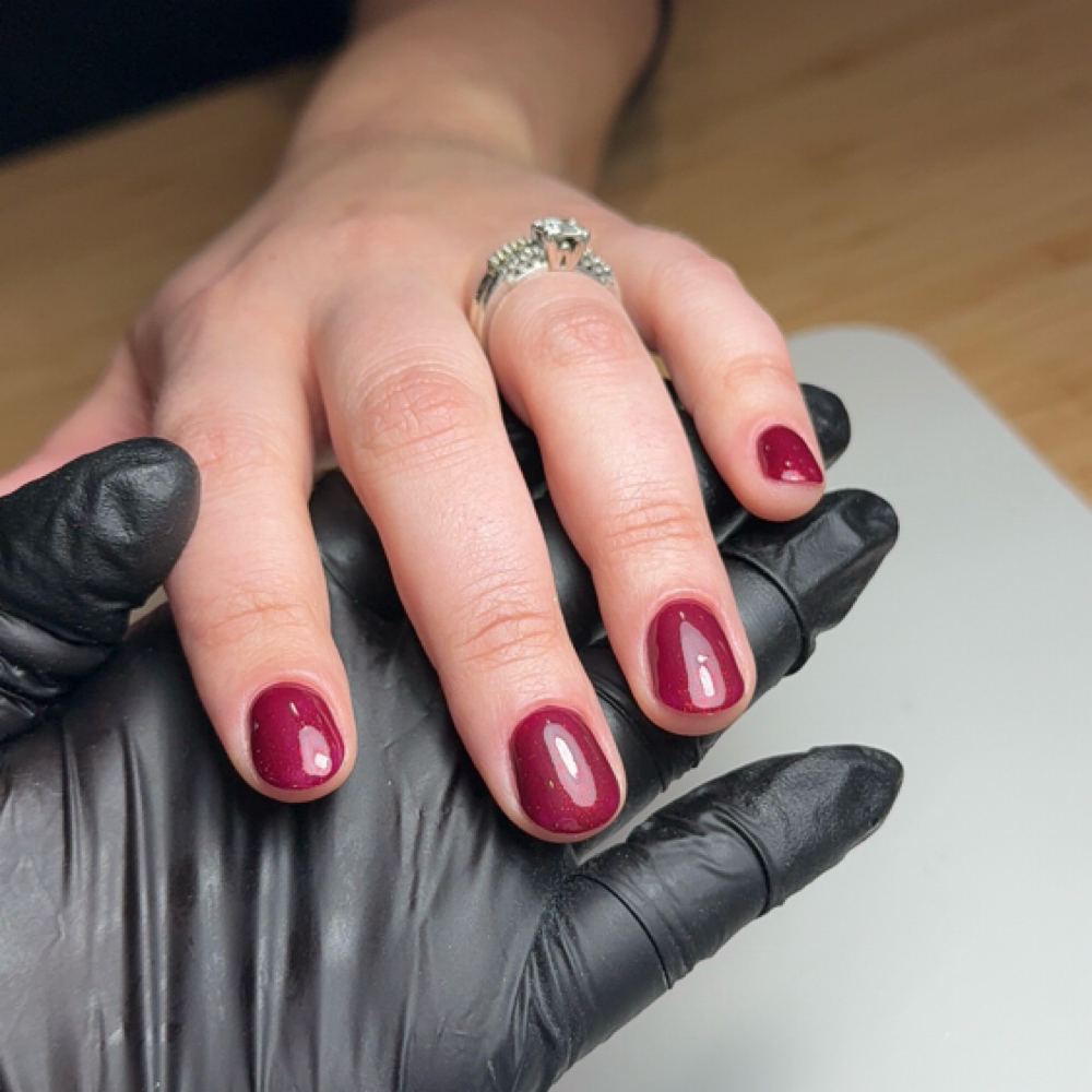 Hard Gel- Solid/Base Color at espinalnails in Northborough, MA