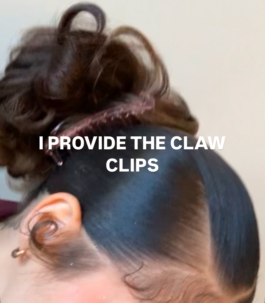 CUTE CLAW CLIP HAIRSTYLE 🤍