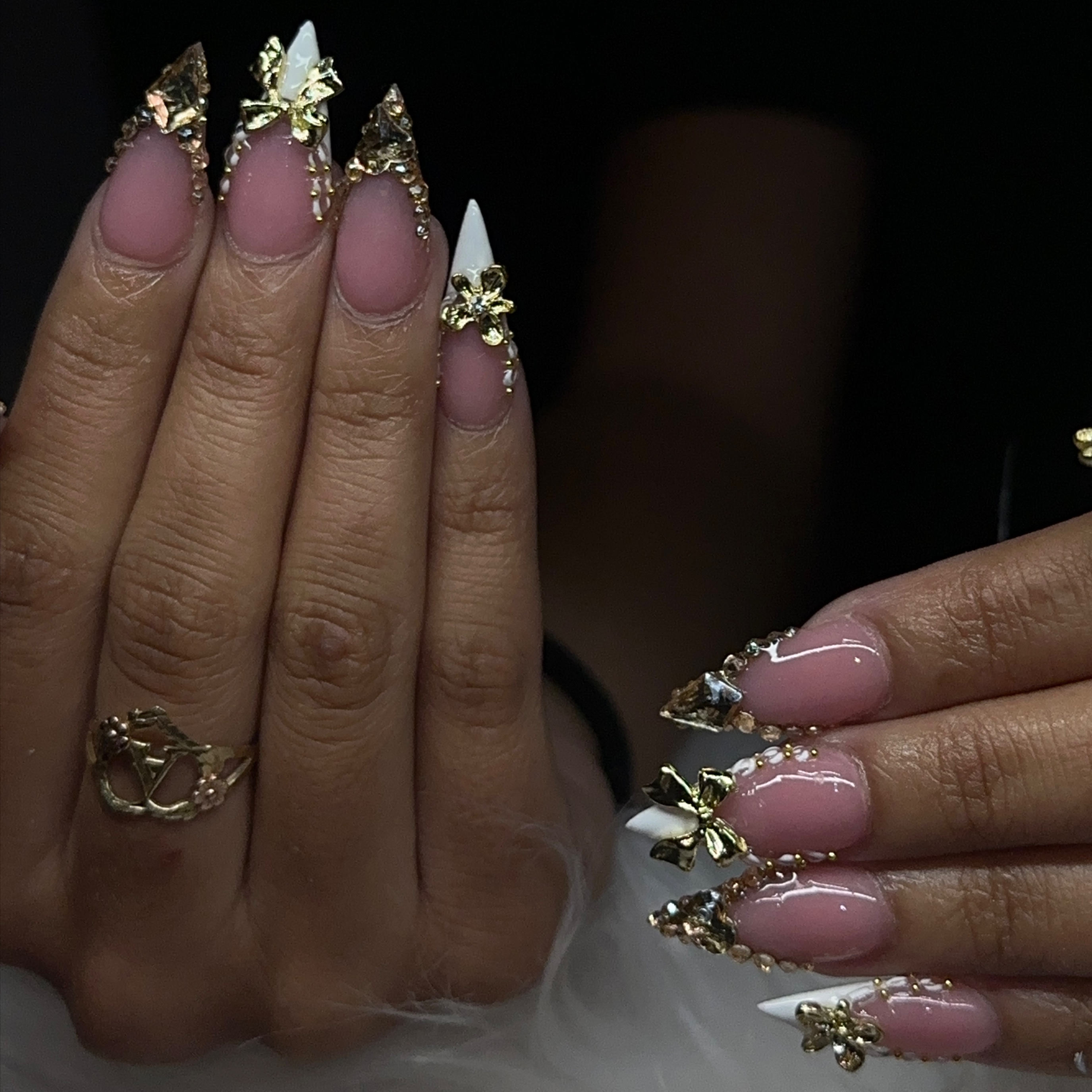 Medium Acrylic Full Set at CWC Studio in Myrtle Beach, SC