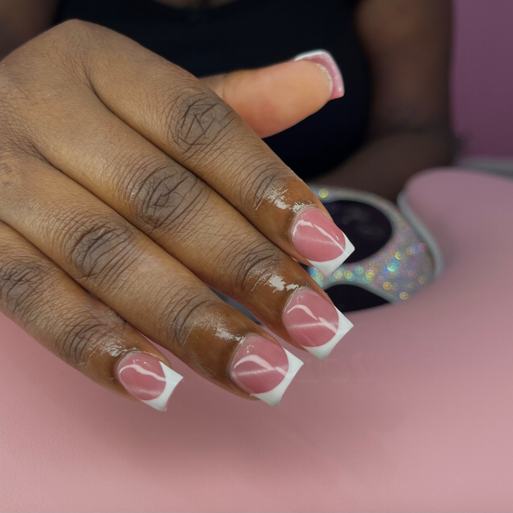 Short Acrylic Full Set at Nail Babes in Columbus, GA