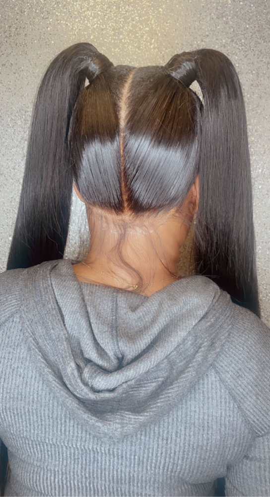 2-Frontals w/ 2-Ponytails