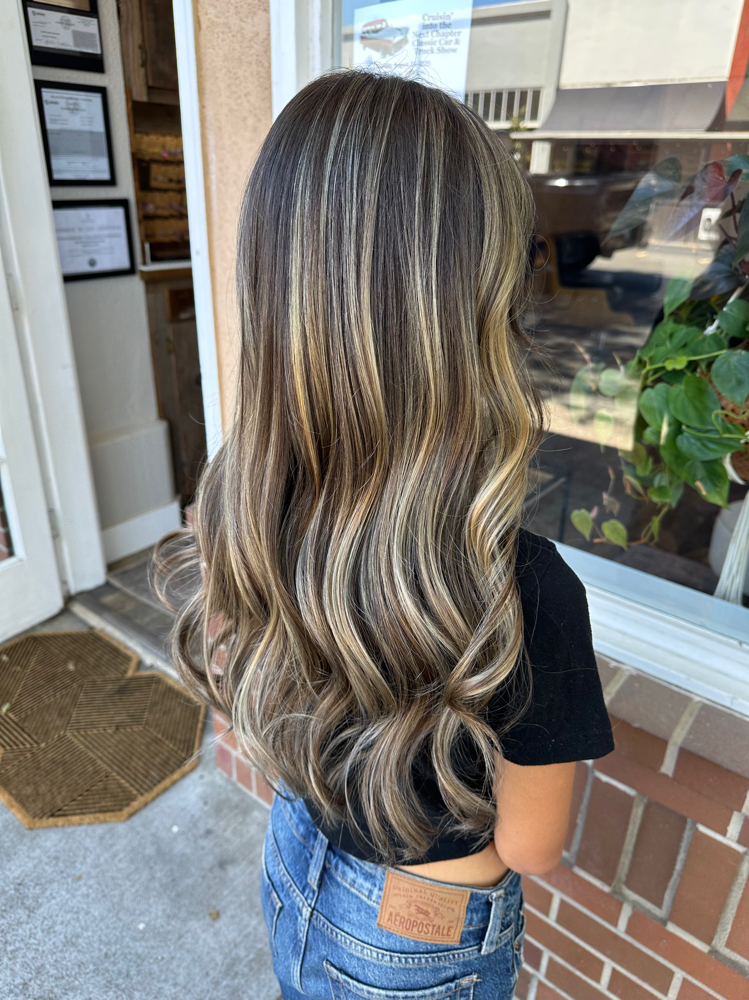 Partial Hi Light + Cut at Bohemian Rose Salon in Woodland, CA