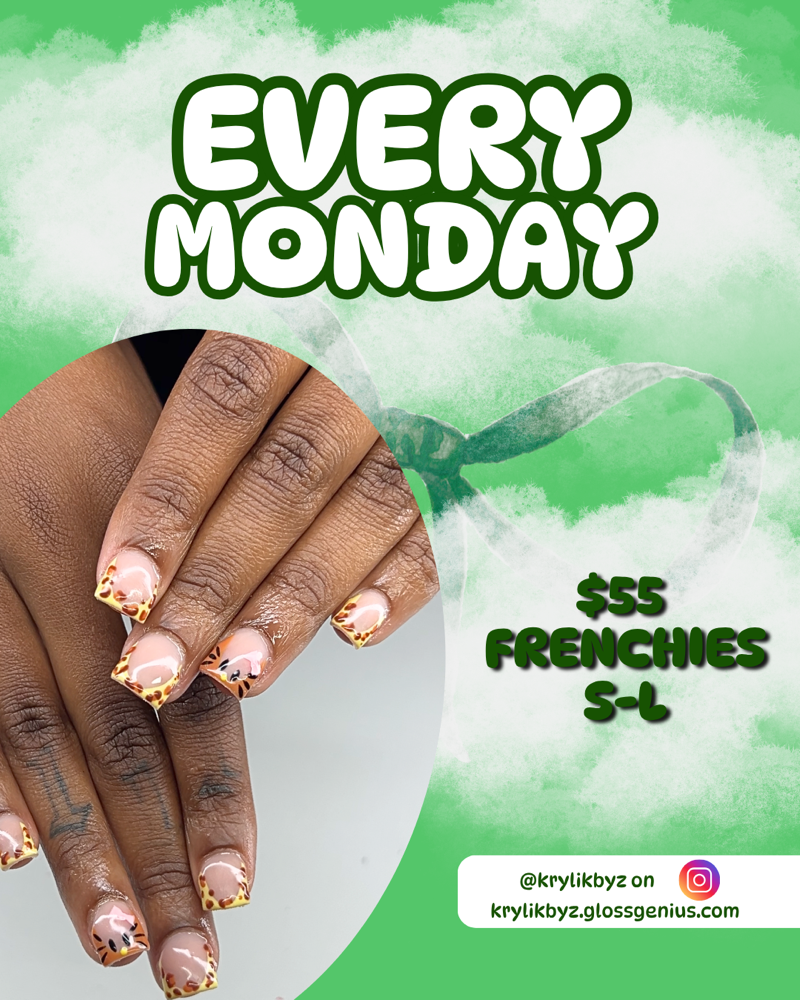 Frenchie Monday // FRENCH TIPS ONLY