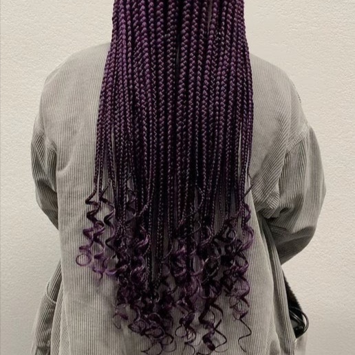 Box Braids Large Waist Length at KAAATWALK Hair Studio in Virginia Beach, VA