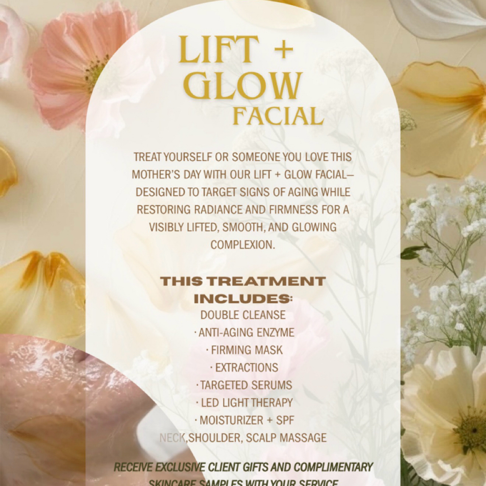 Lift + glow facial ✨ at Luscious Skin in El Paso, TX