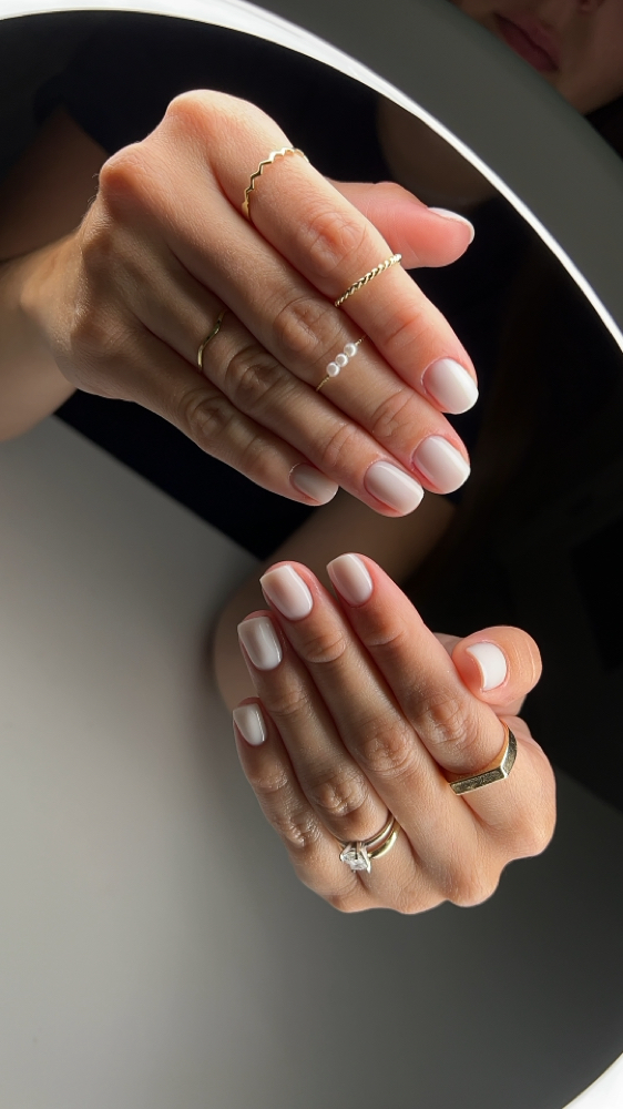 Russian Manicure - Short Nails at Amaari Beauty in Sanford, FL