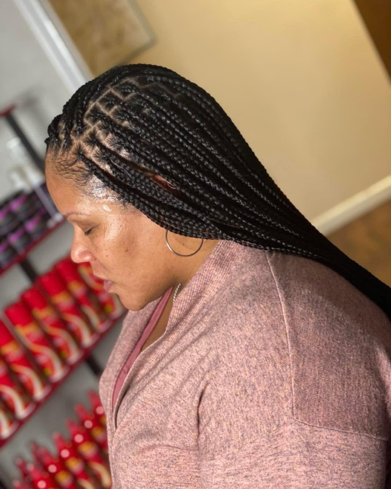 Small Knotless Braids