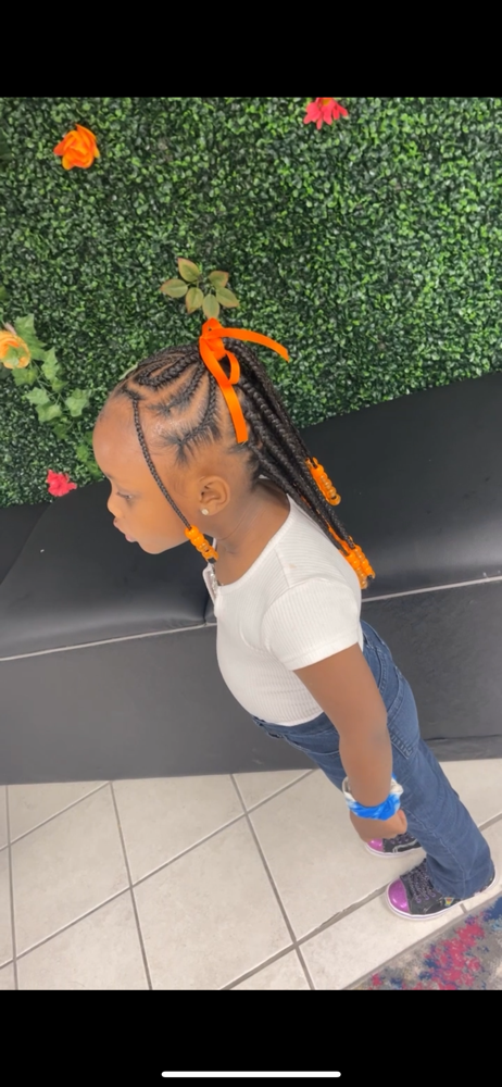 Half Up Half Down W/ Knotless