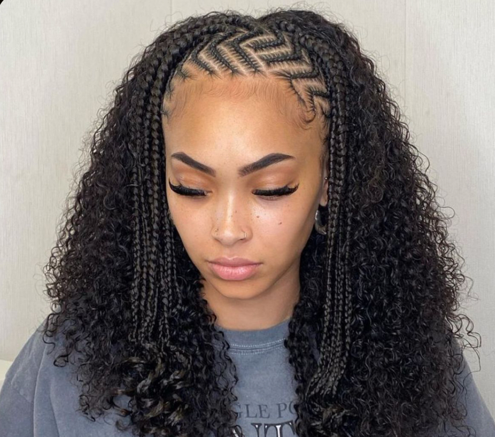 HALF BRAIDS