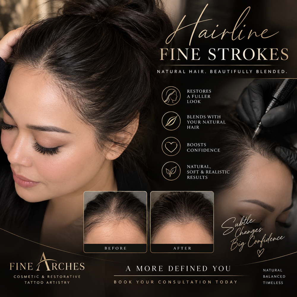 Hairline FINE STROKES at Fine Arches in Woodside, NY