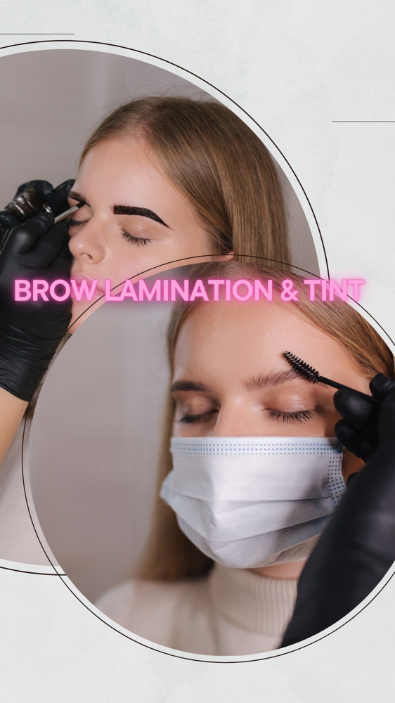 Brow Lamination & Tint