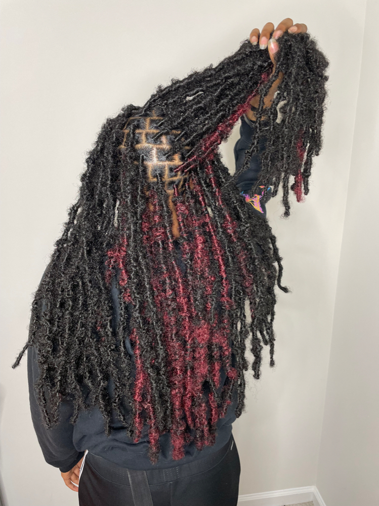 Waist-Length Butterfly Locs