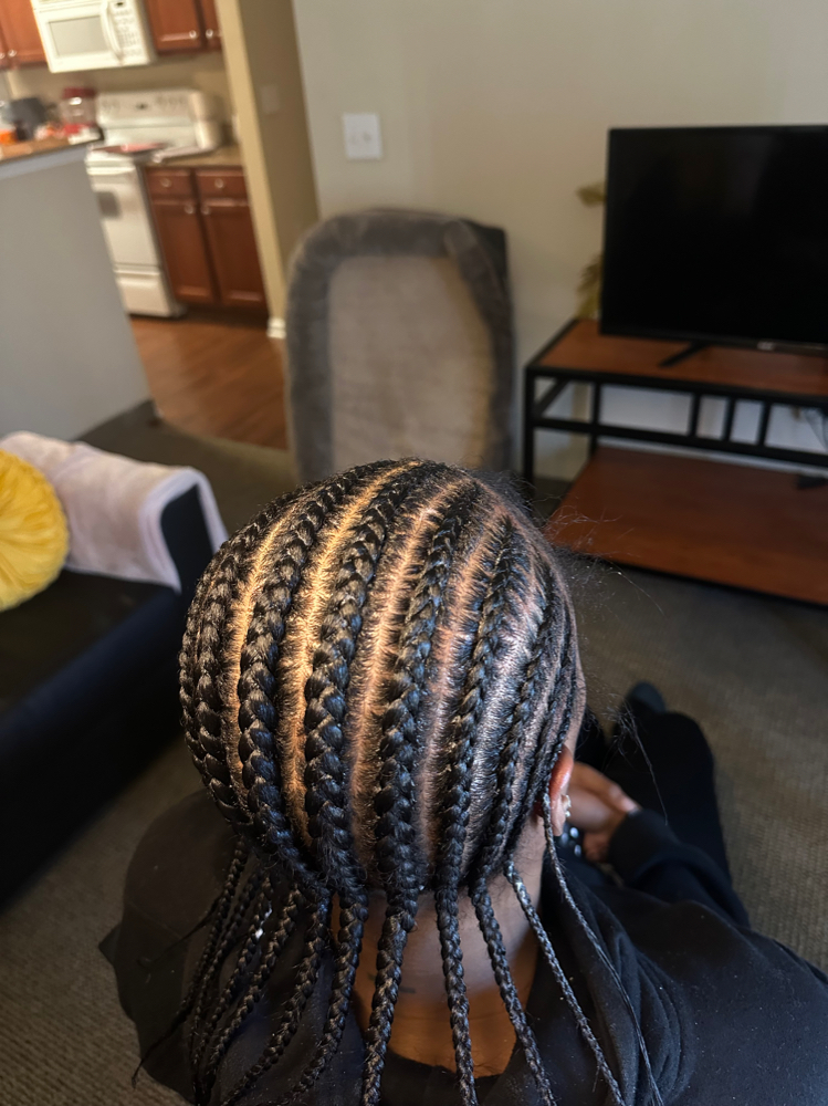 Stitch Braids (natural hair)