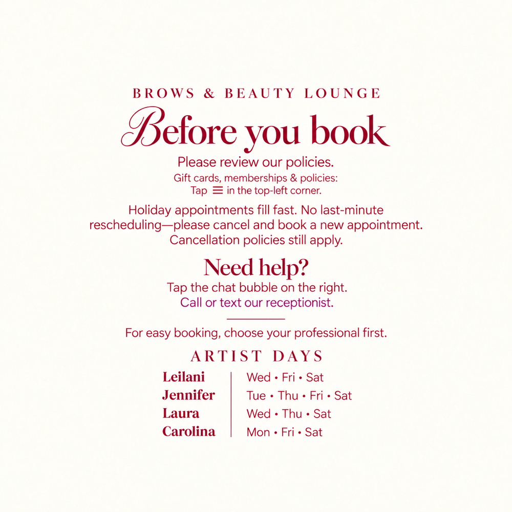 WELCOME at BROWS AND BEAUTY LOUNGE in Brooklyn, NY