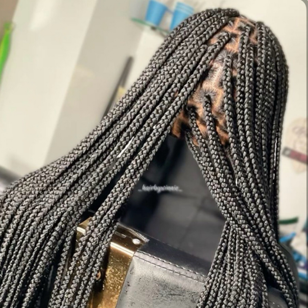 TRADITIONAL BOX BRAIDS (MEDIUM) at Callidora Luxe Beauty LLC in Madison, AL