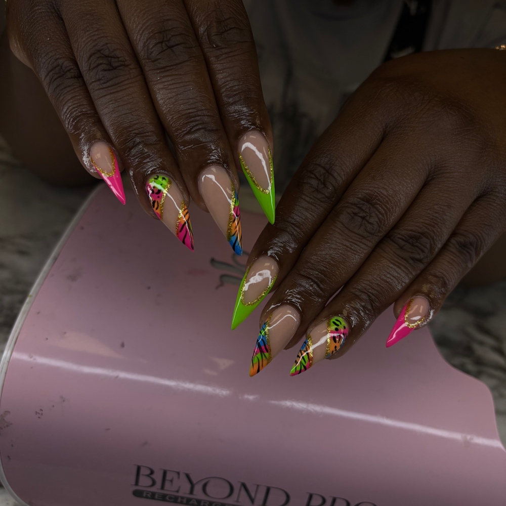 Long Acrylic Nails at Divine Visionz LLC in North Charleston, SC