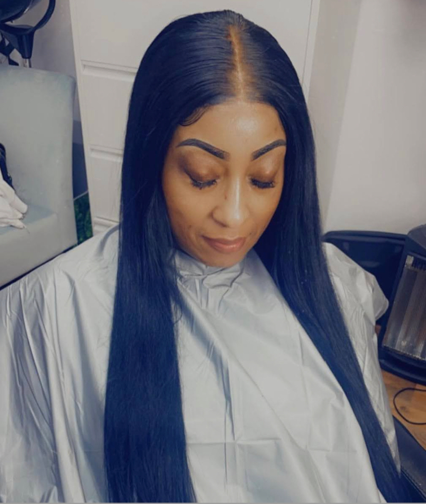 Luxury Closure Lace Wig Install