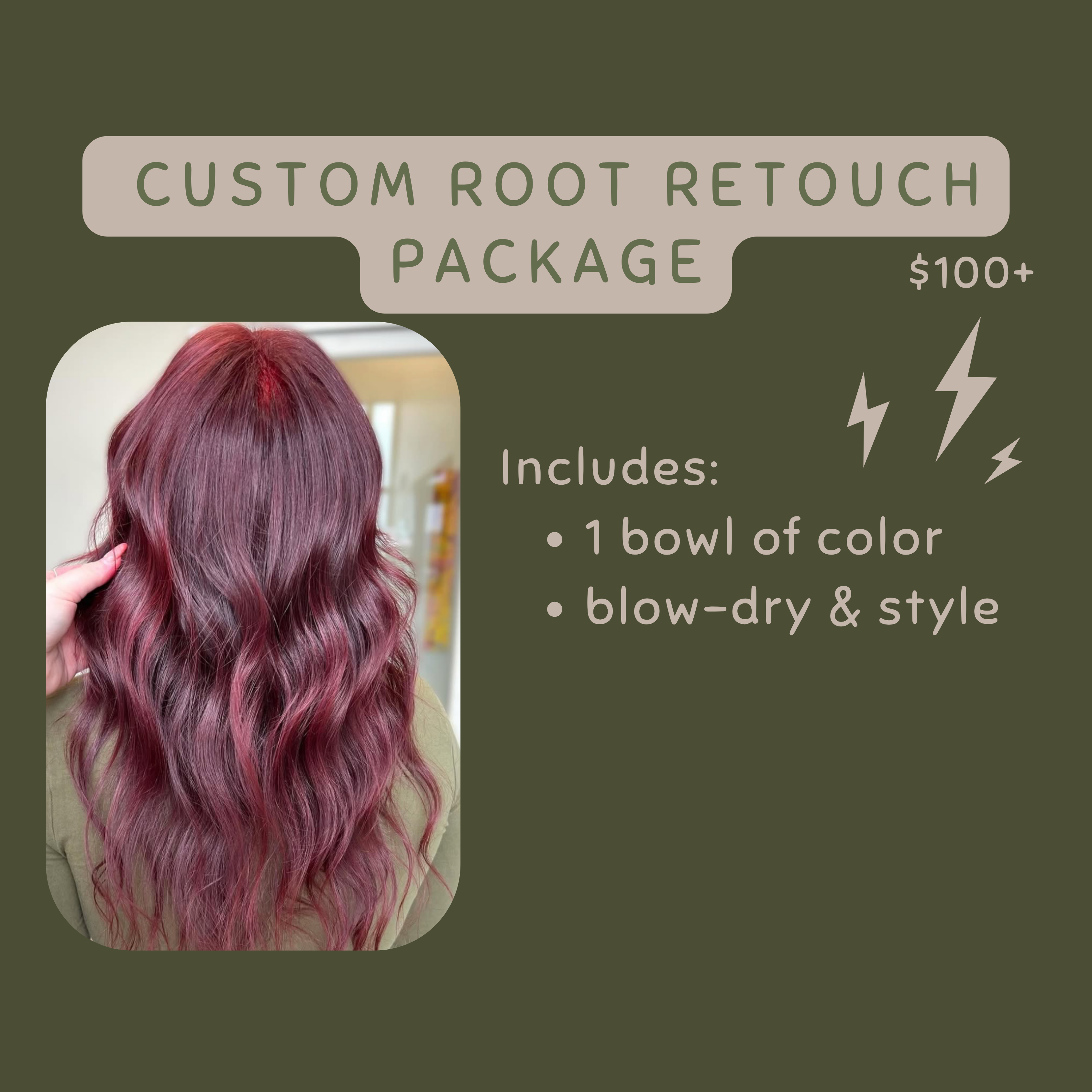 Custom Colored Root Retouch