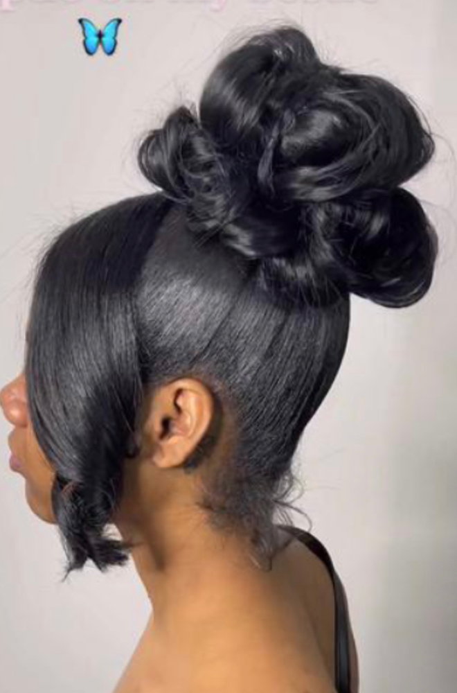 Updo Hair Included