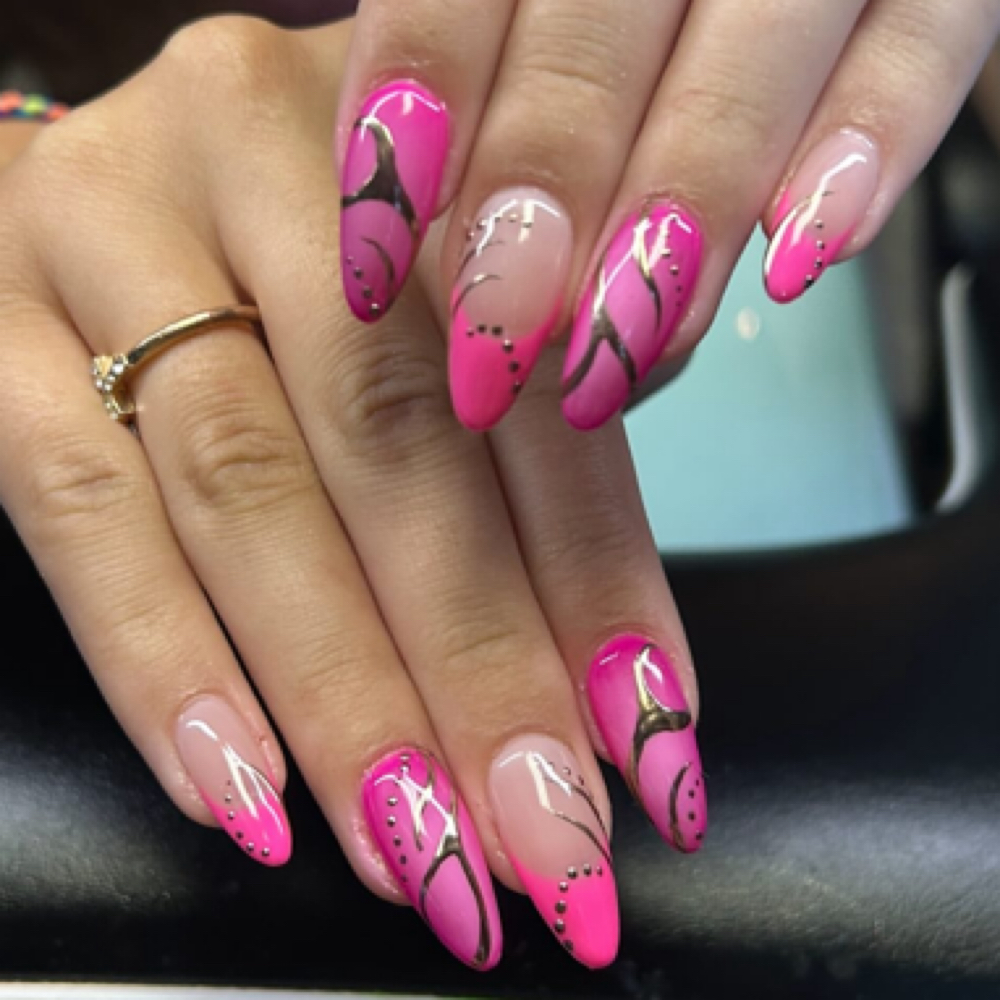 Detailed Nail Art at Nails By Kaelin in Warren, OH